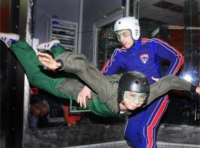 Затяжной полет в аэротрубе