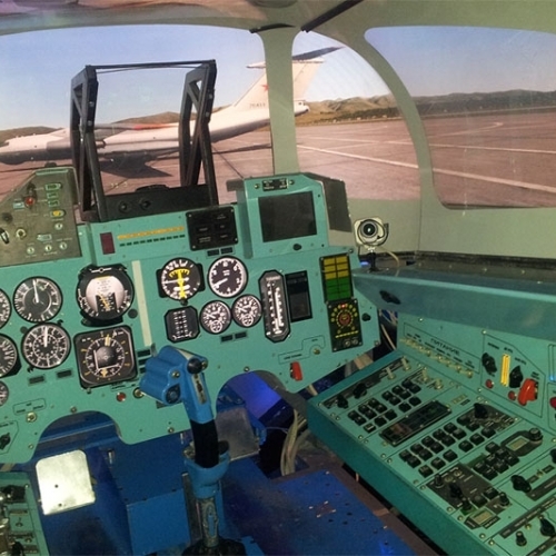 Полет на авиатренажере СУ-27 
