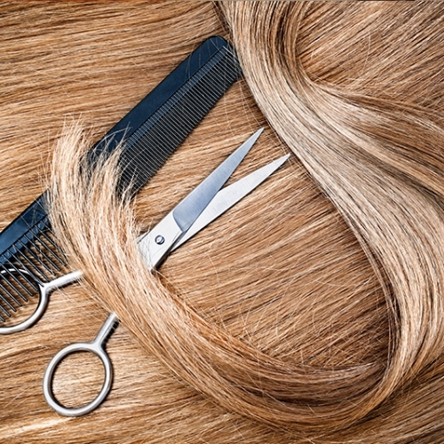 Стрижка и окрашивание волос